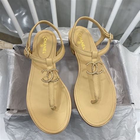 chanel thong sandals 2018|Chanel sandals official website.